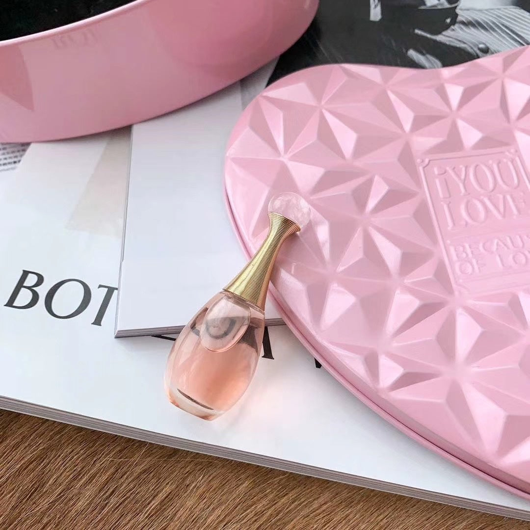 1:1 Dior Limited Edition Heart-Shaped Tin Box Perfume Sample Set