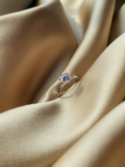 1:1 Tiffany & Co. Setting series six-prong diamond ring