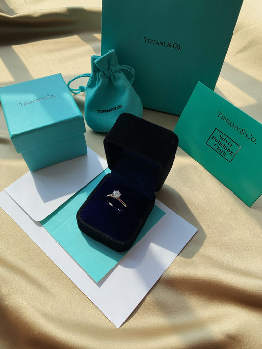 1:1 Tiffany & Co. Setting series six-prong diamond ring