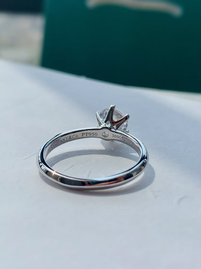 1:1 Tiffany & Co. Setting series six-prong diamond ring