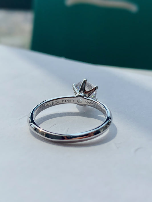 1:1 Tiffany & Co. Setting series six-prong diamond ring