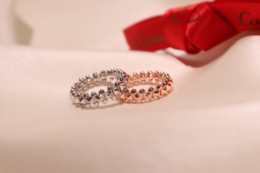 1:1 Cartier ring Studded ring