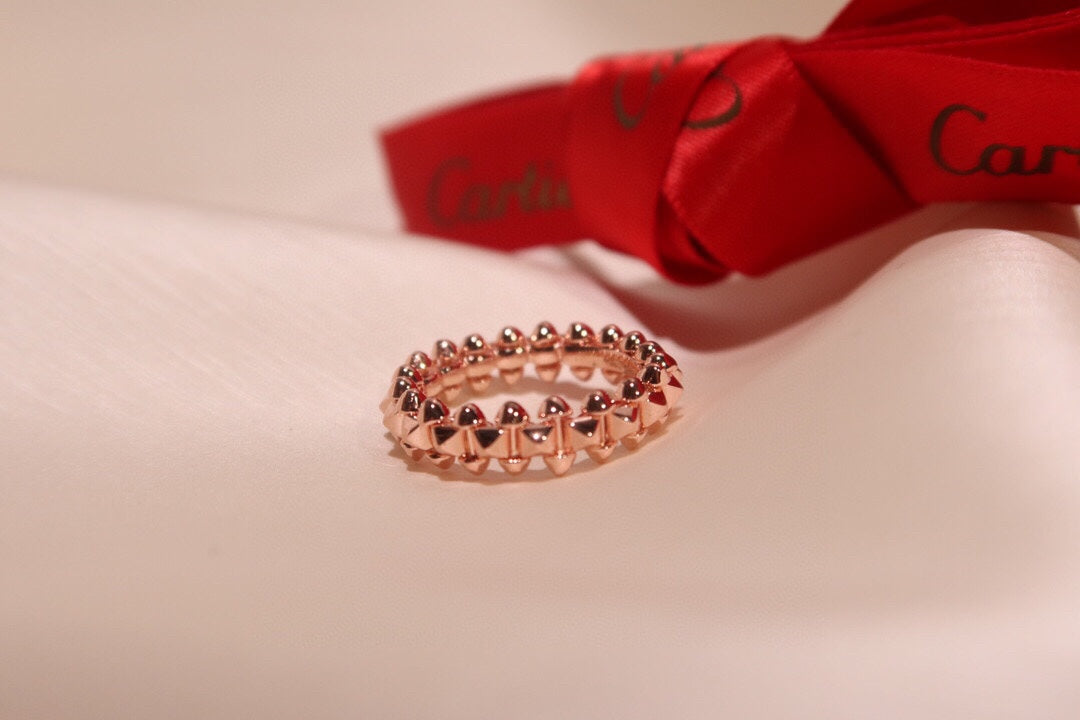 1:1 Cartier ring Studded ring