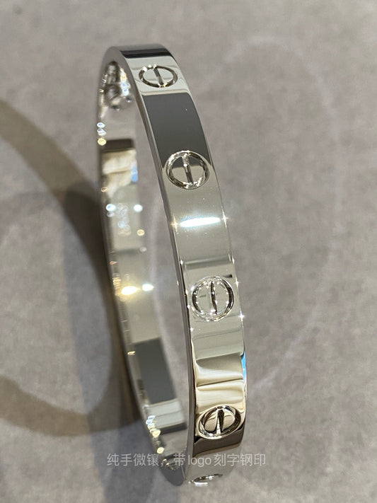 1:1 Cartier Silver Love bracelet wide version