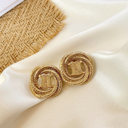 1:1 Celine Arc de Triomphe collection rotating earrings