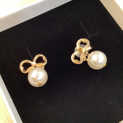 1:1 Celine pearl stud earrings