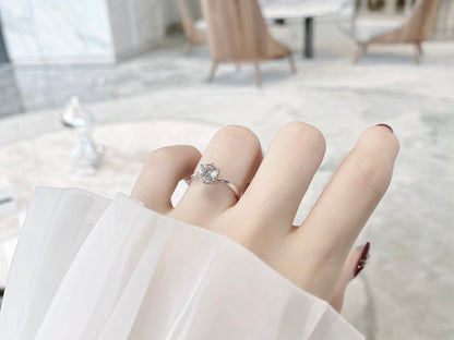 1:1 Tiffany & Co. Moissanite Twisted Braid Diamond Ring