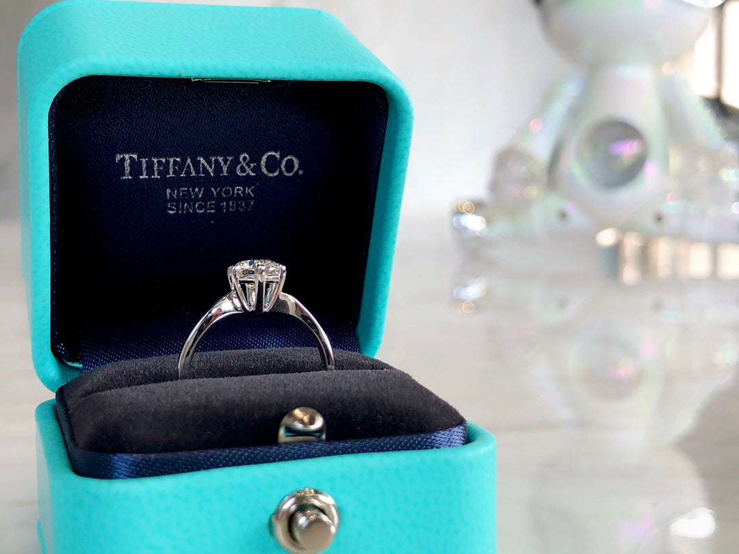 1:1 Tiffany & Co. Moissanite Twisted Braid Diamond Ring
