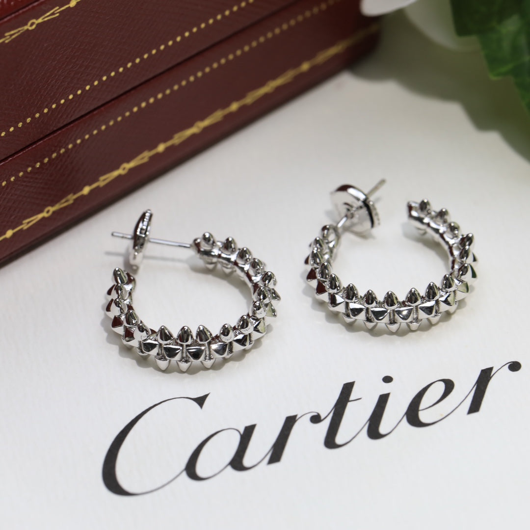 1:1 Small Clash de Cartier studded earrings