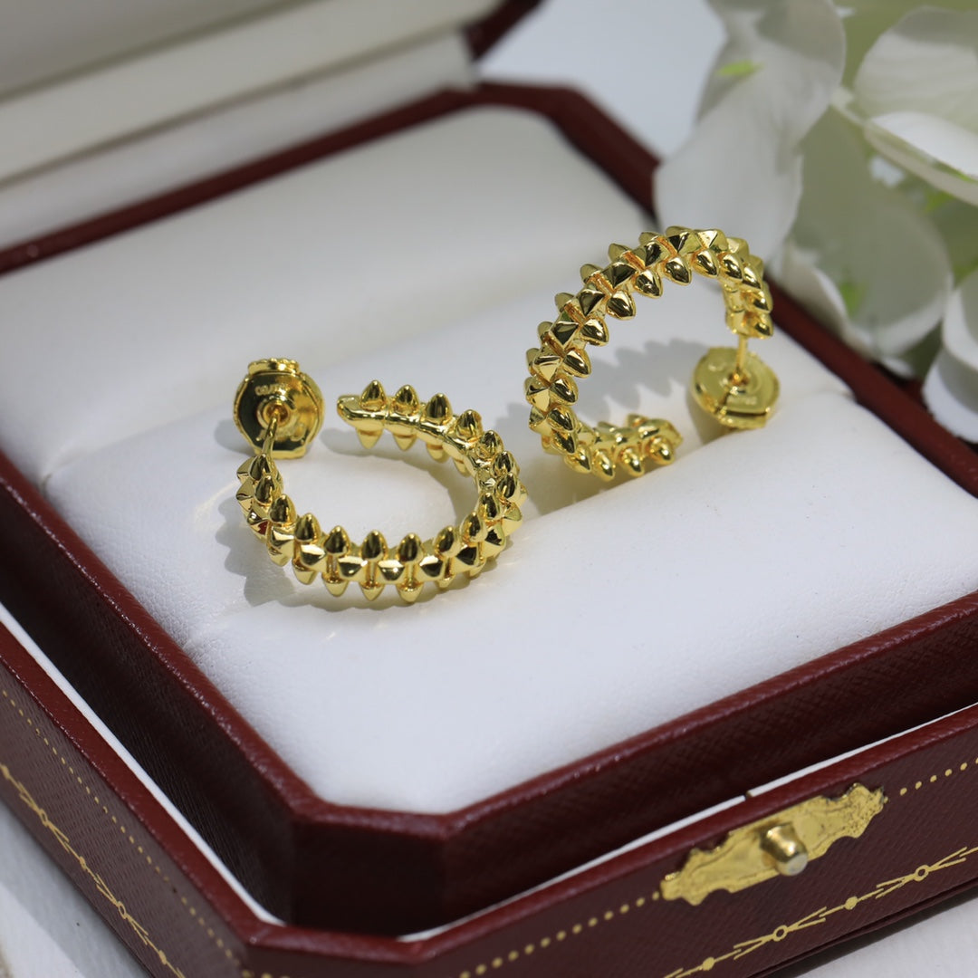 1:1 Small Clash de Cartier studded earrings