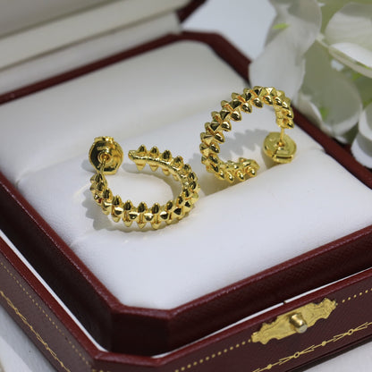 1:1 Small Clash de Cartier studded earrings