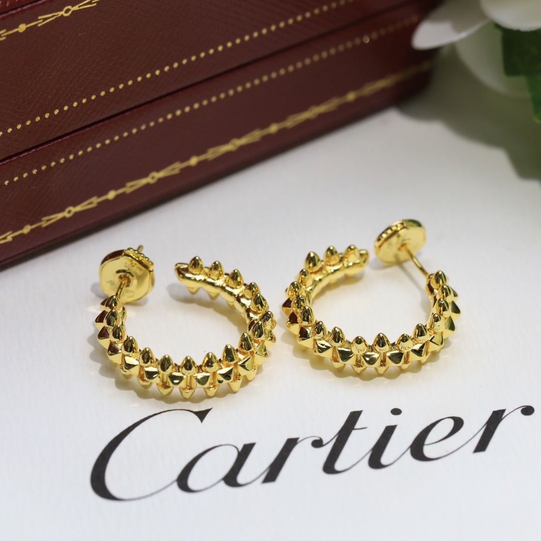 1:1 Small Clash de Cartier studded earrings