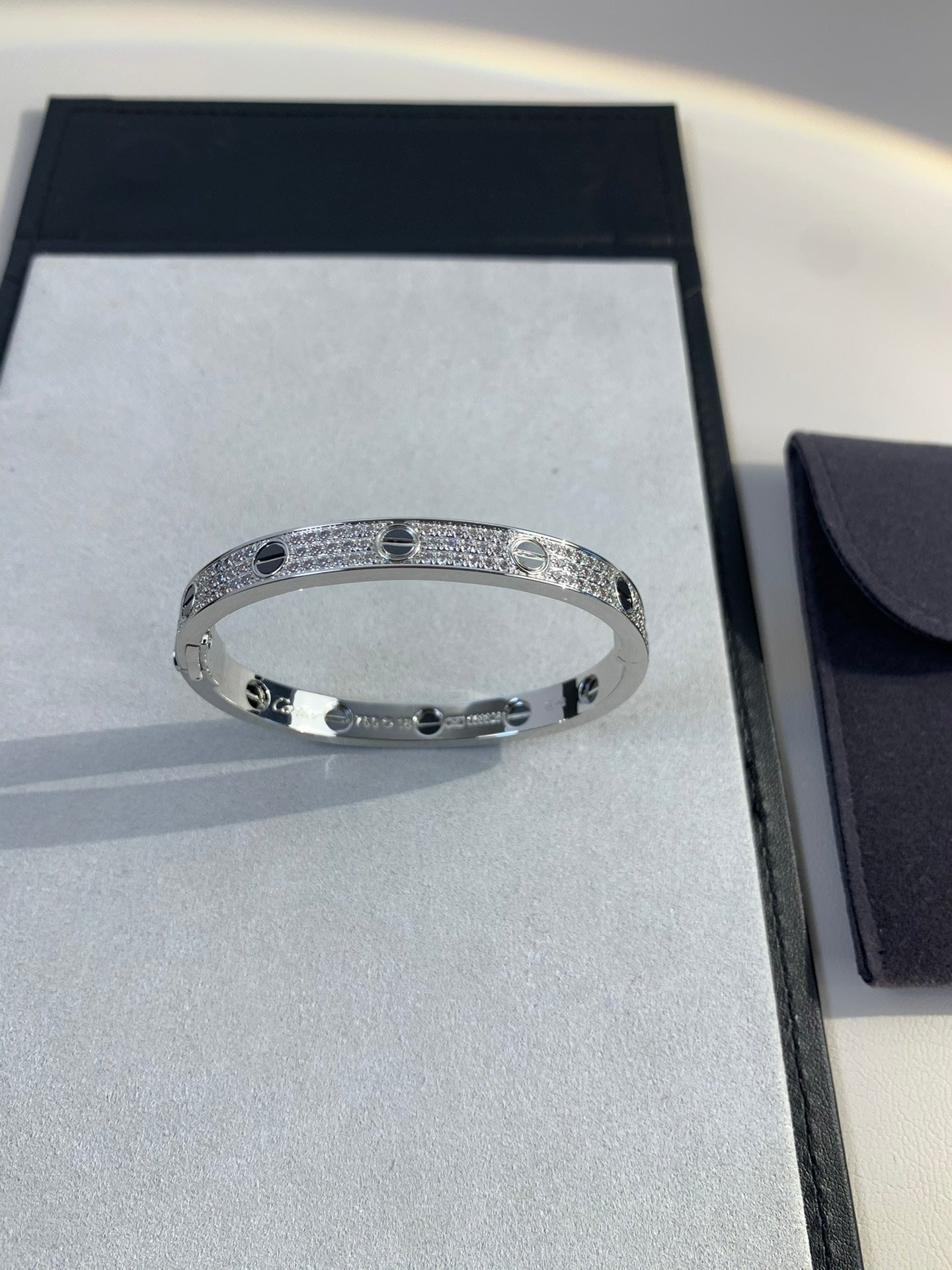 1:1 Cartier black stud love bracelet