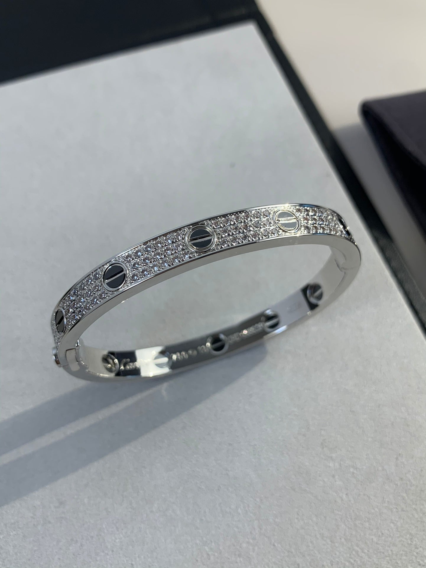 1:1 Cartier black stud love bracelet