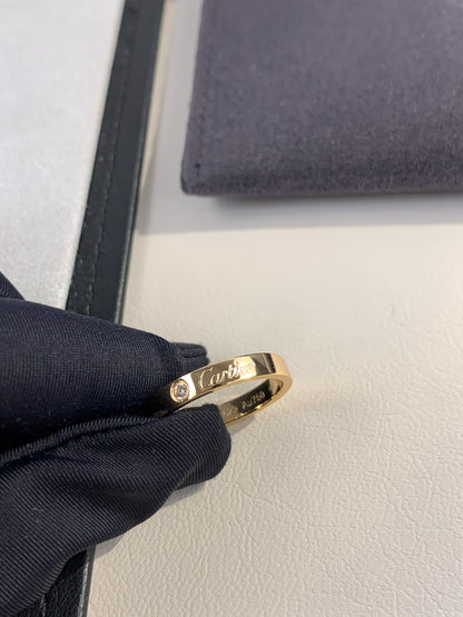 1:1 Cartier Gold signature ring