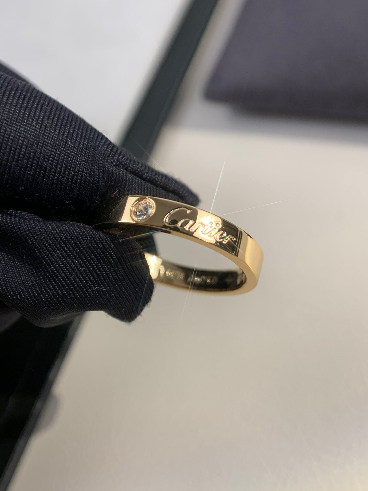 1:1 Cartier Gold signature ring