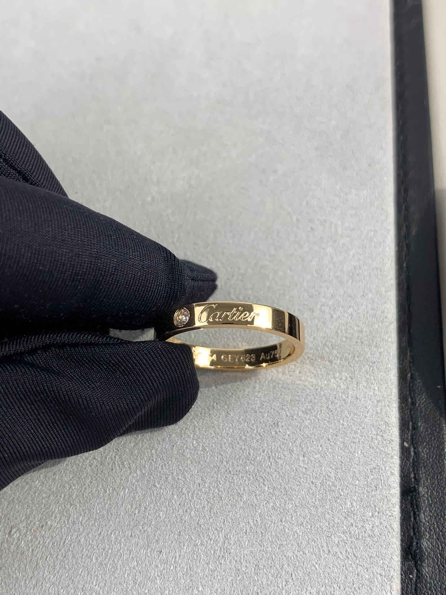 1:1 Cartier Gold signature ring