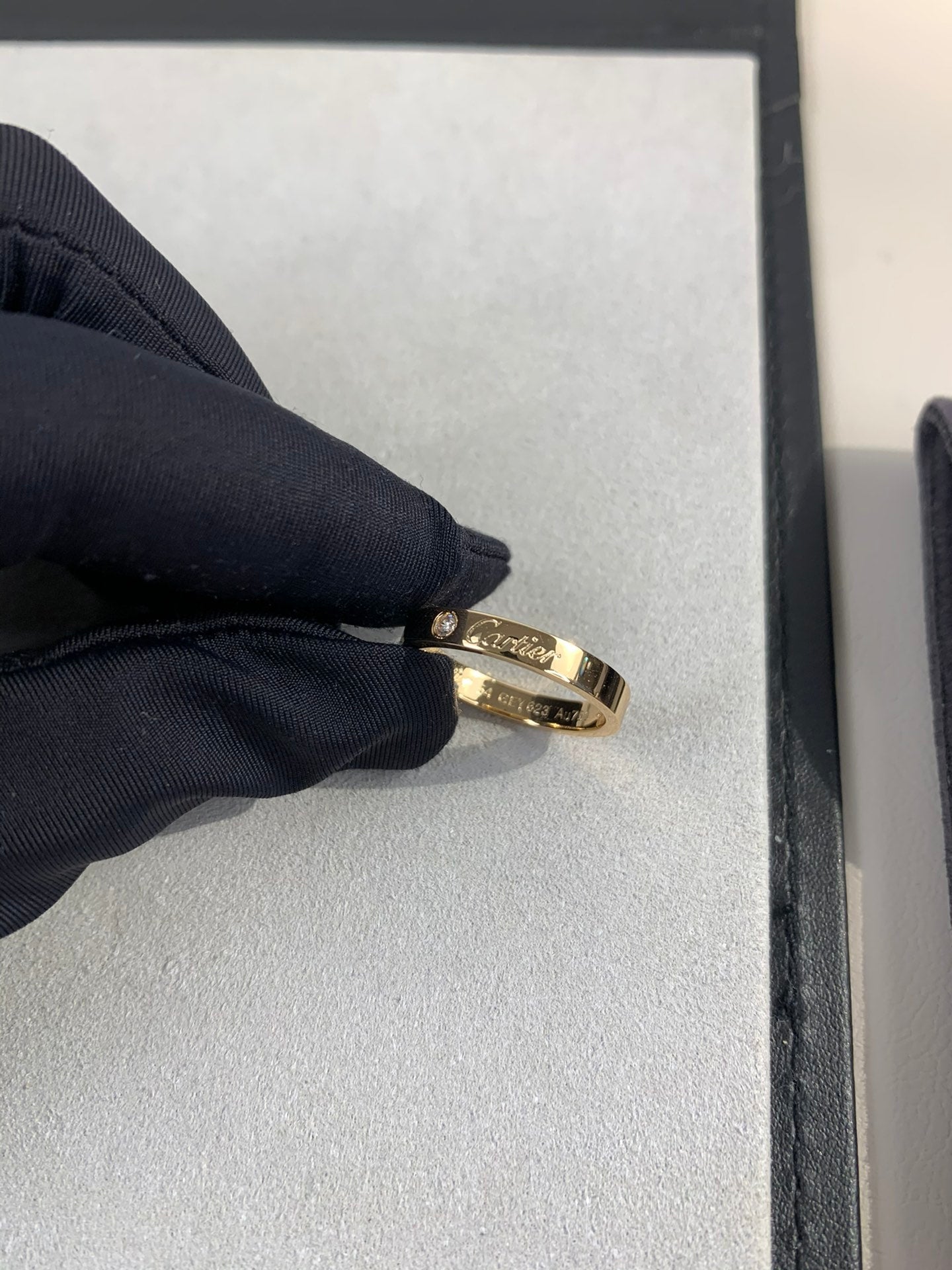 1:1 Cartier Gold signature ring