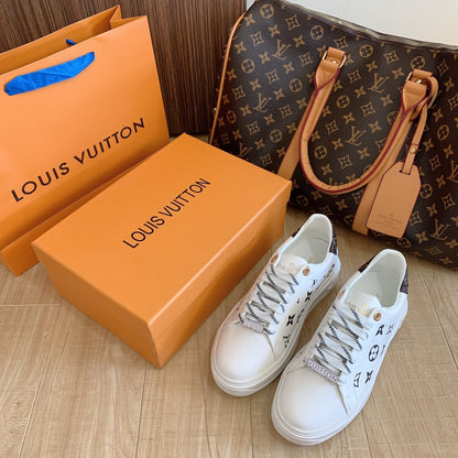 1:1 LV Black Shoelace buckle Sneakers