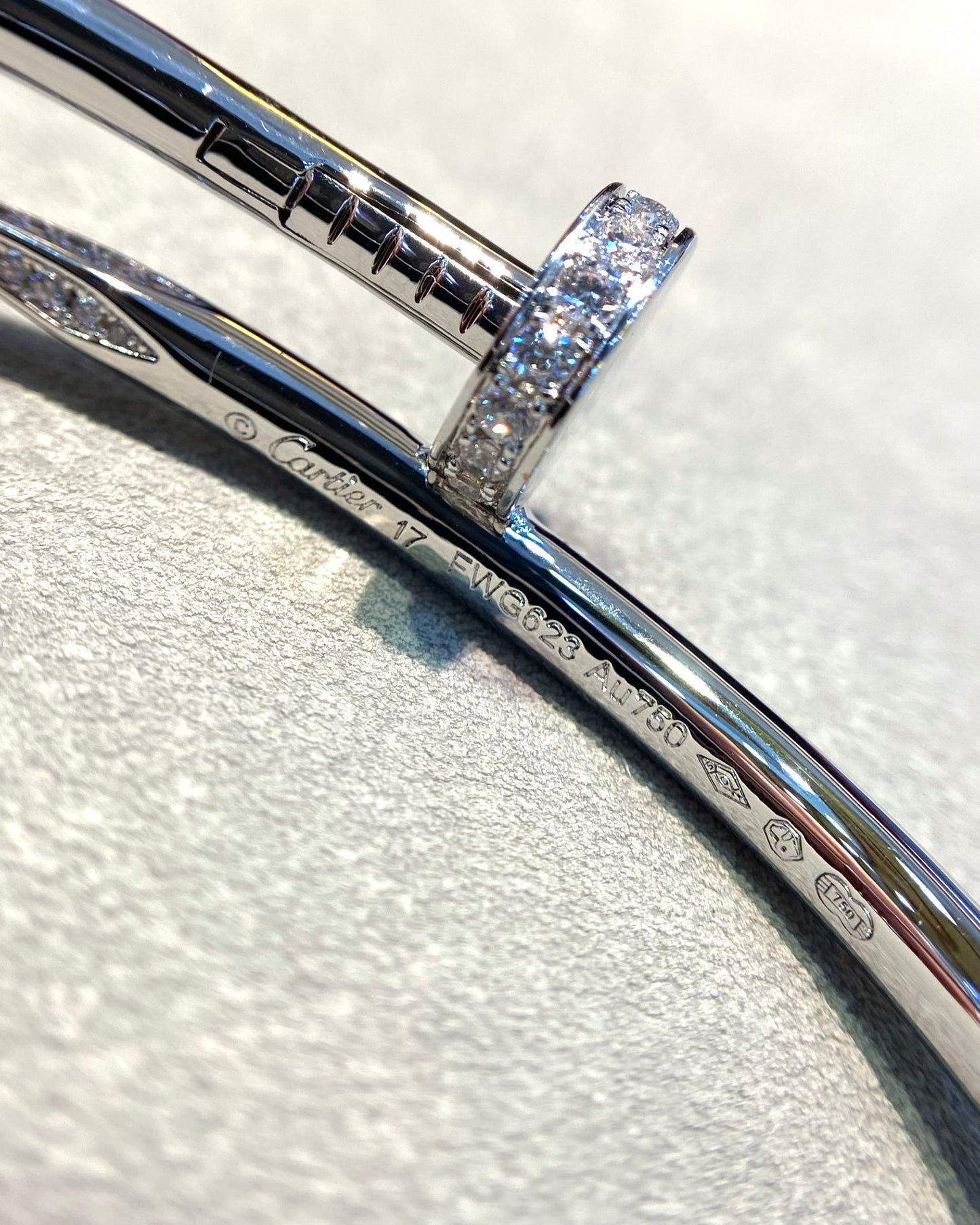 1:1 Cartier Silver Juste un Clou nail bracelet