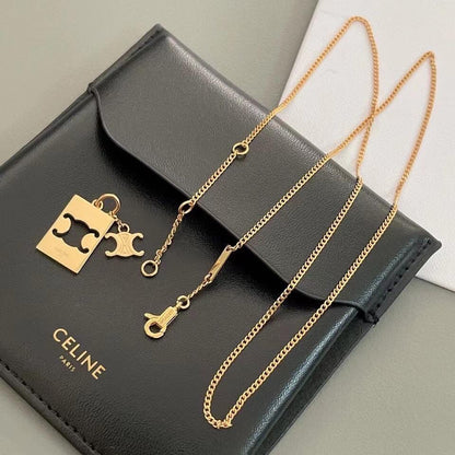 1:1 Celine Arc de Triomphe Square Necklace