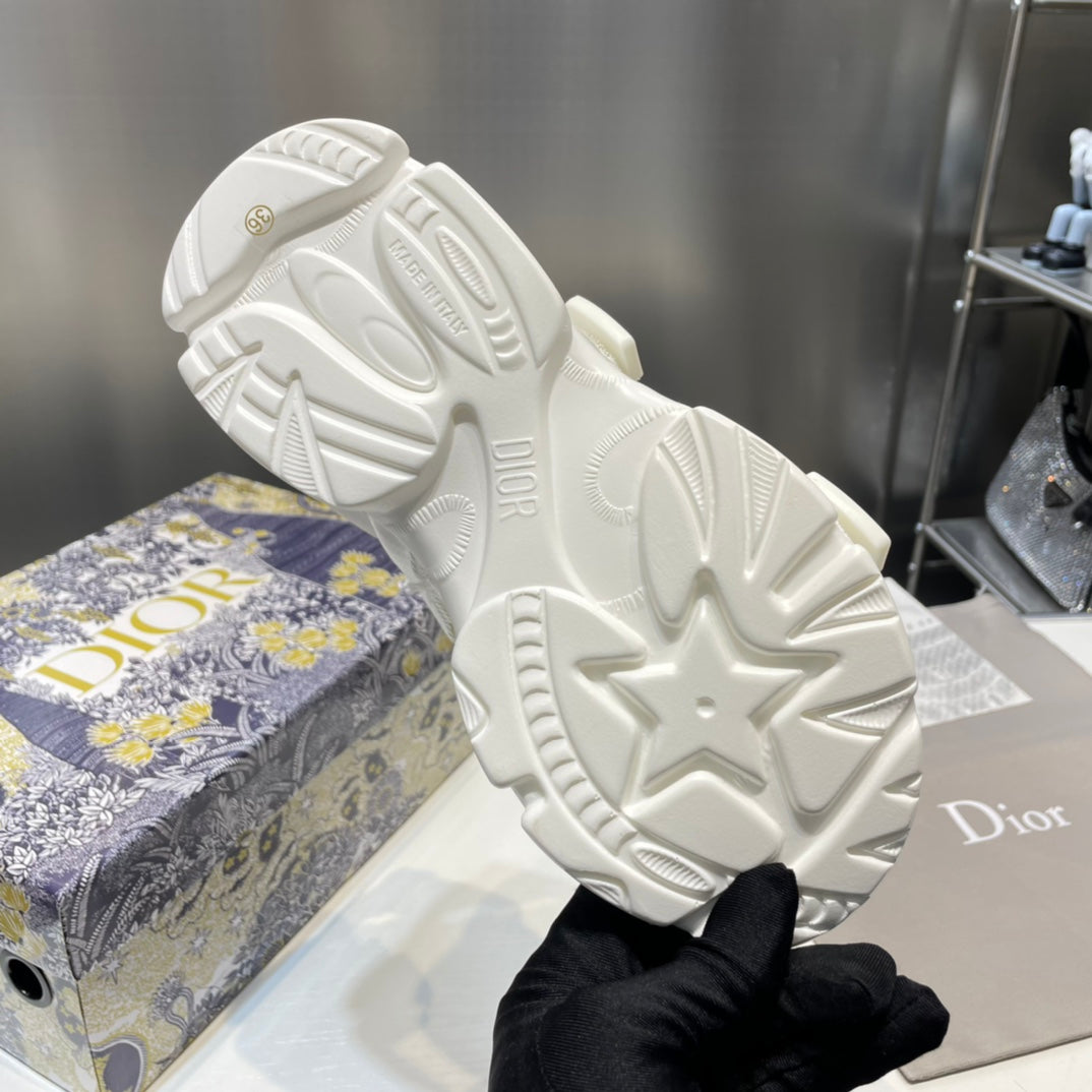 1:1 Dior White Platform sandals