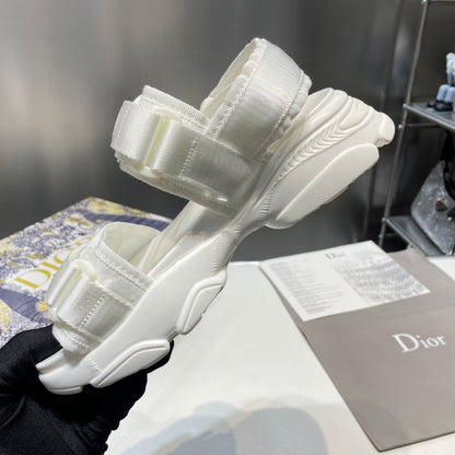 1:1 Dior White Platform sandals
