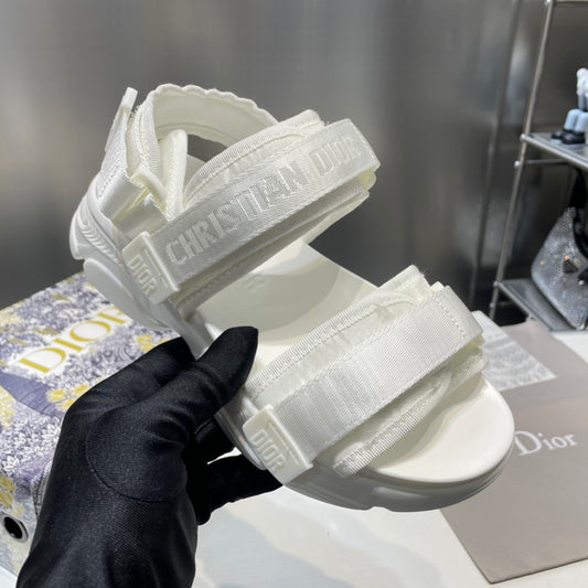 1:1 Dior White Platform sandals