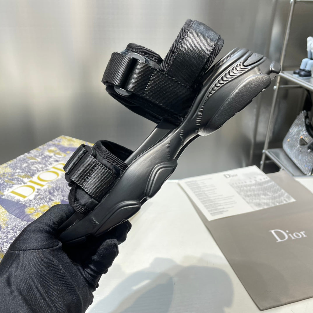 1:1 Dior Black Platform sandals