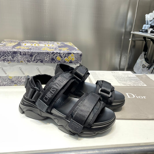 1:1 Dior Black Platform sandals