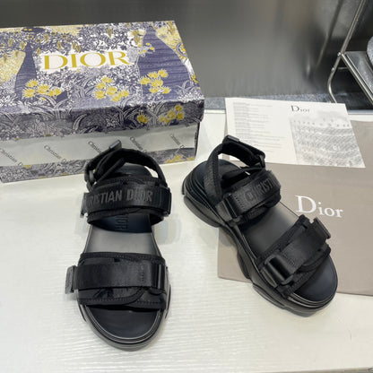 1:1 Dior Black Platform sandals