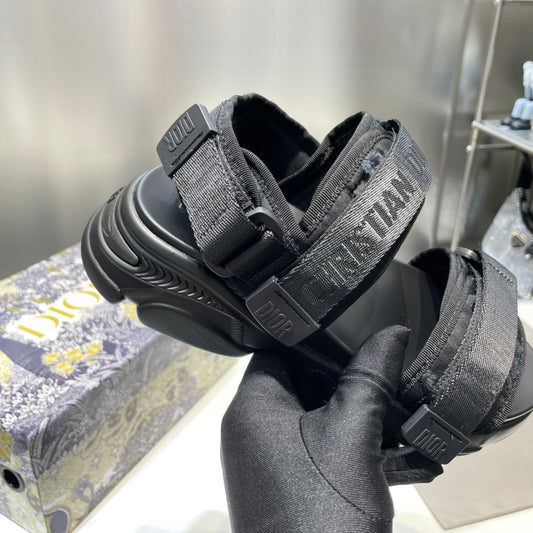 1:1 Dior Black Platform sandals