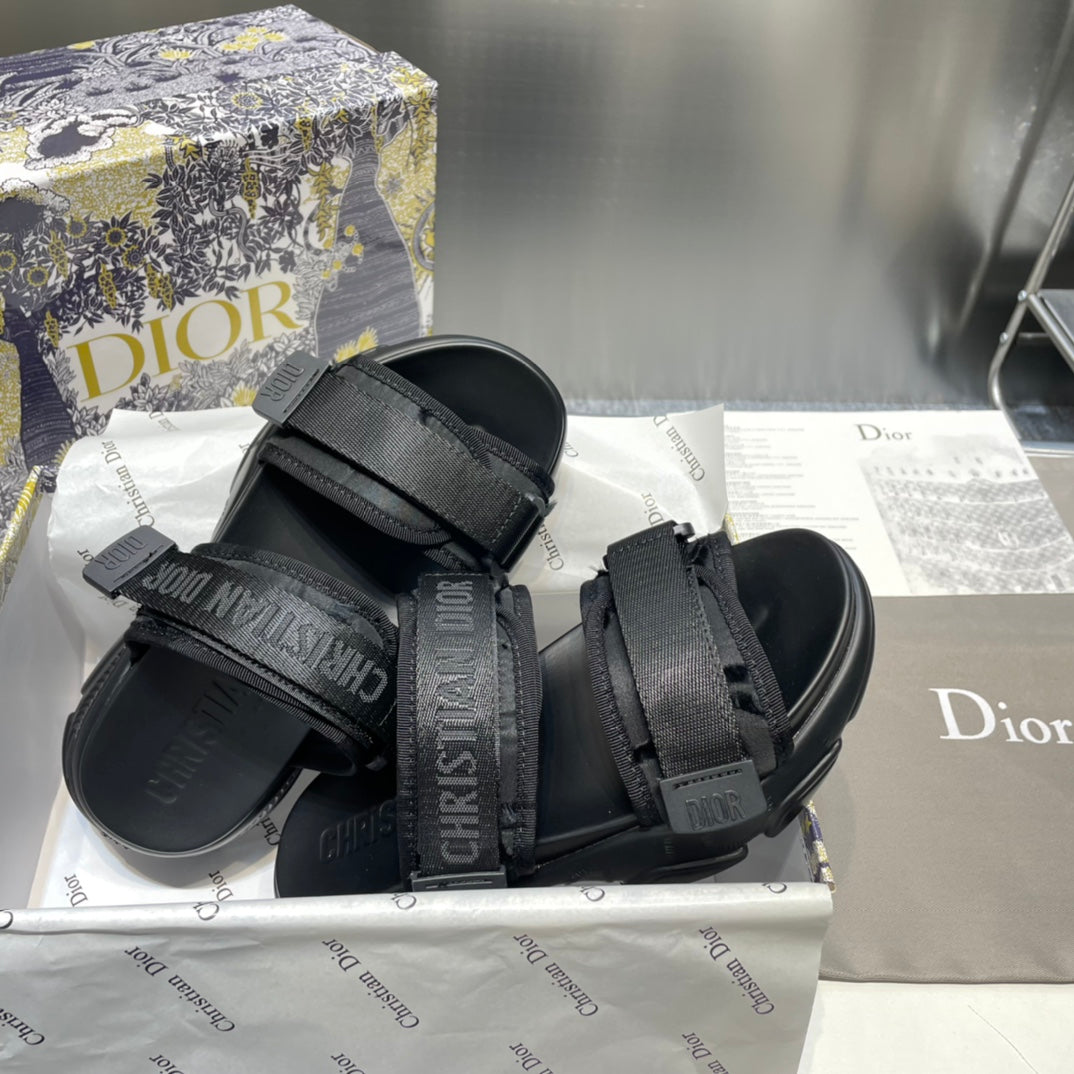 1:1 Dior Black Platform sandals