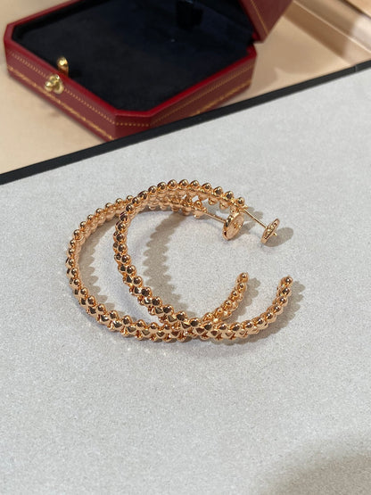 1:1 Clash de Cartier Rose gold studded earrings