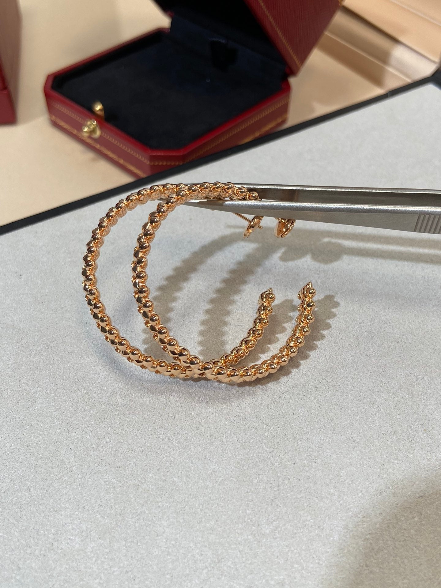1:1 Clash de Cartier Rose gold studded earrings