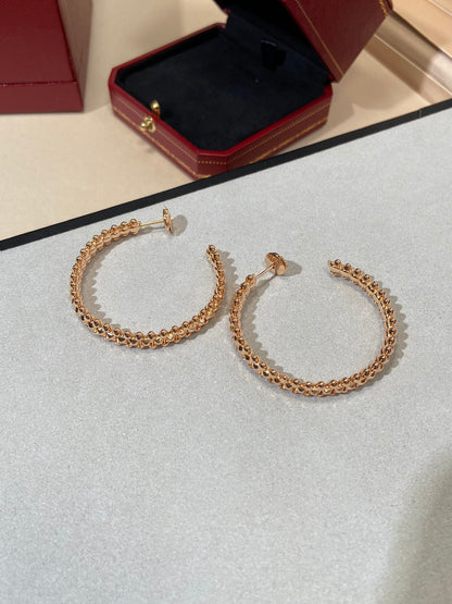 1:1 Clash de Cartier Rose gold studded earrings