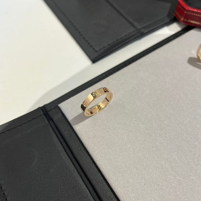 1:1 Cartier Rose Gold Love Narrow Strip Ring
