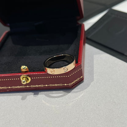 1:1 Cartier Rose Gold Love Narrow Strip Ring