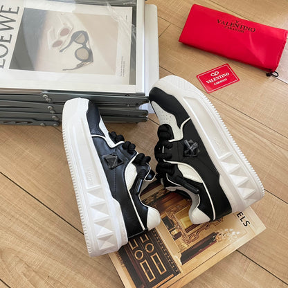 1:1 Valentino studded low-top sneakers