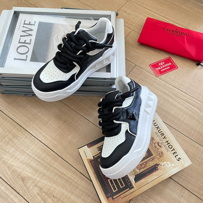 1:1 Valentino studded low-top sneakers