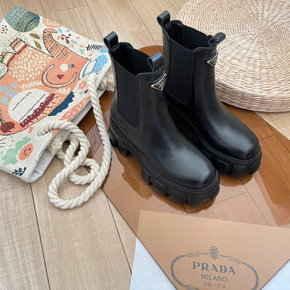 1:1 Prada Chelsea Boots