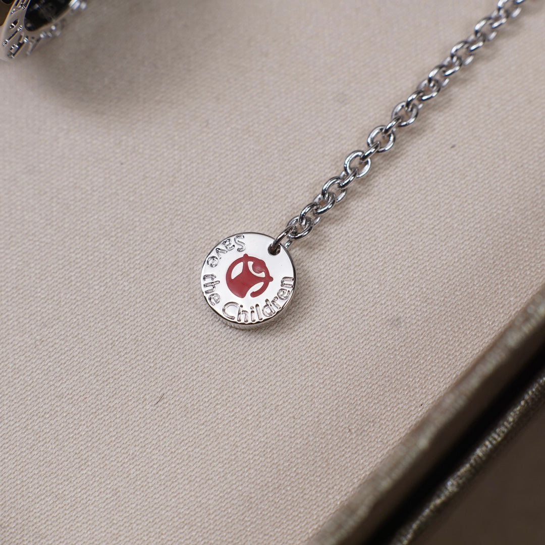 1:1 Bulgari Little Red Man Charity Necklace