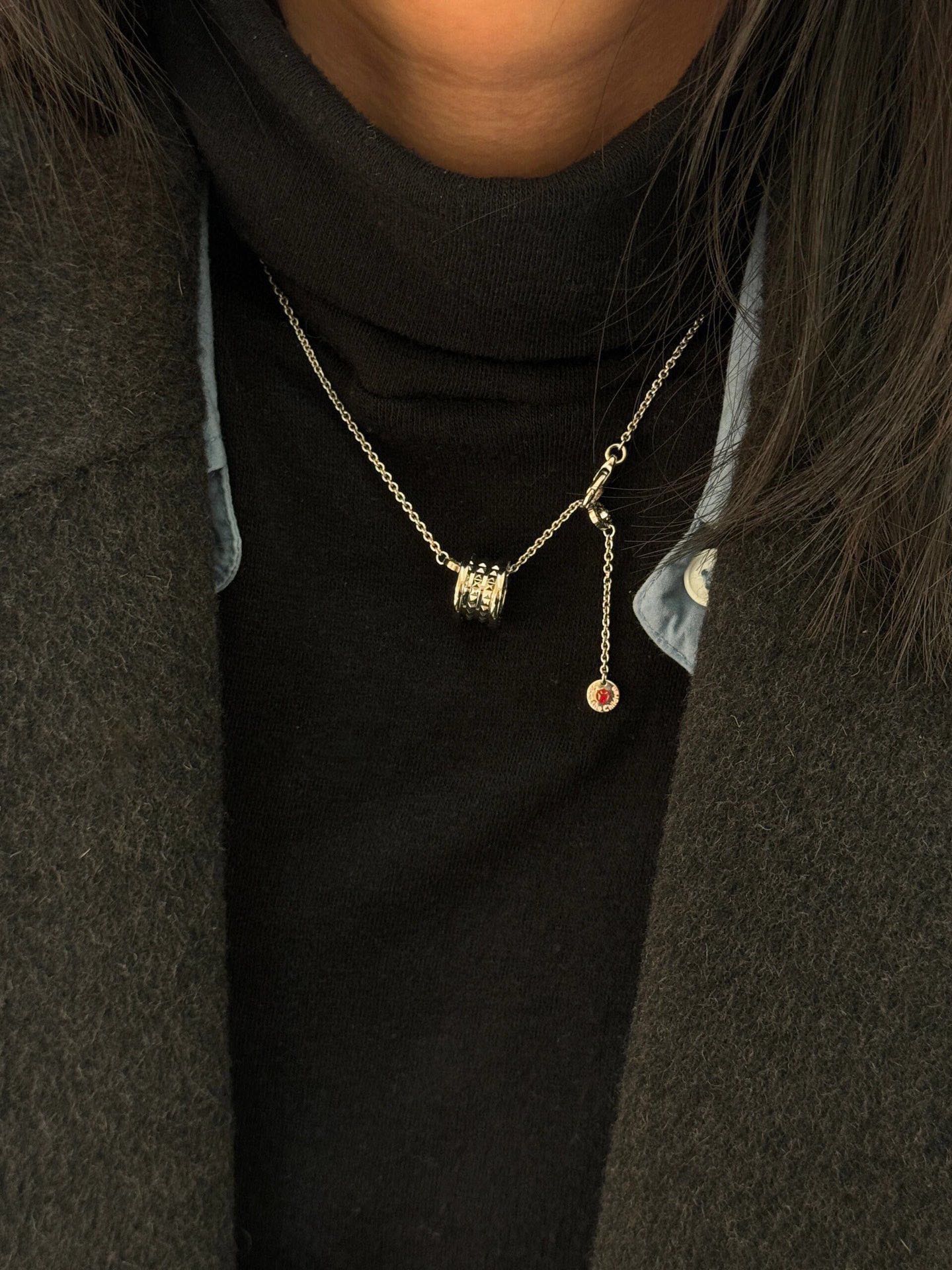 1:1 Bulgari Little Red Man Charity Necklace