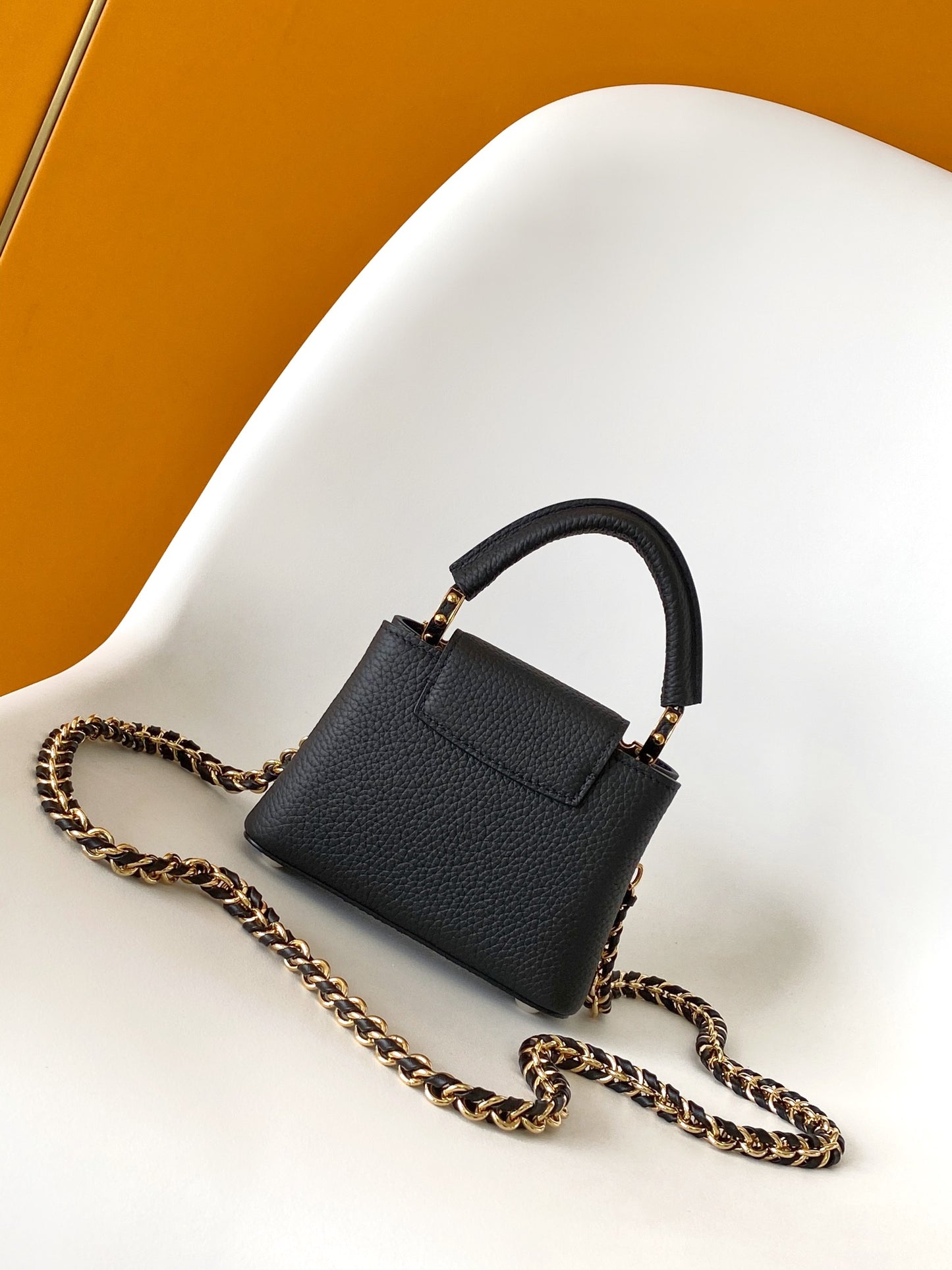 Top-tier Black Capucines BB