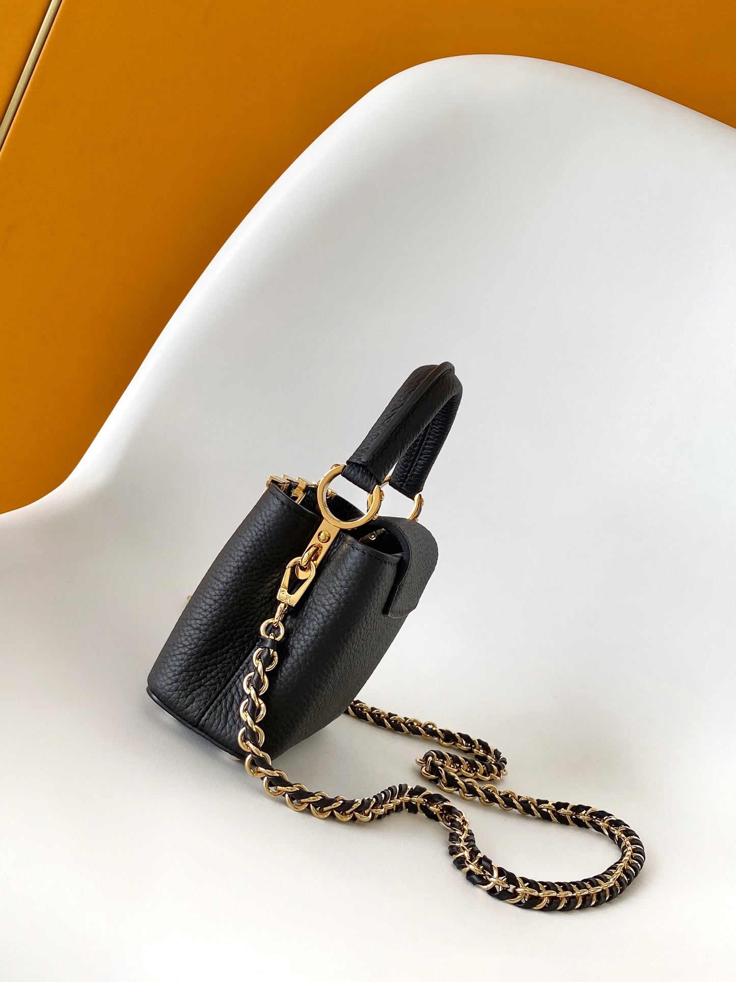 Top-tier Black Capucines BB