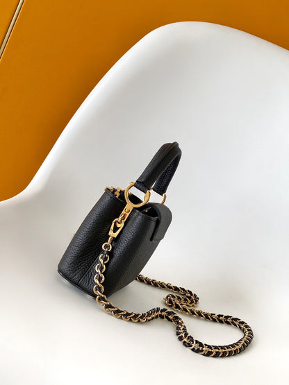 Top-tier Black Capucines BB