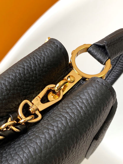 Top-tier Black Capucines BB