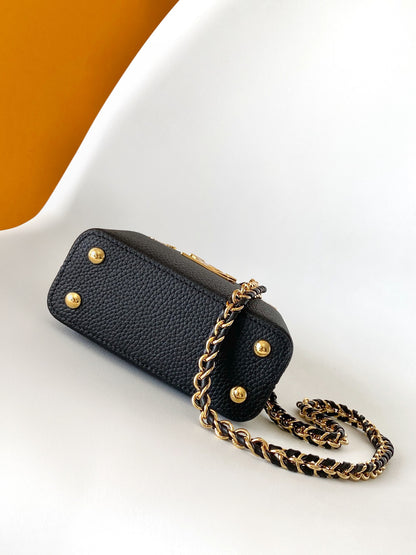 Top-tier Black Capucines BB