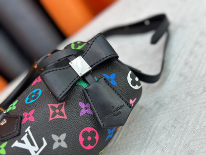 1:1 Lv Black Tricolor Nano Speedy