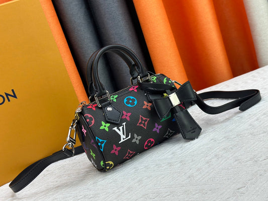 1:1 Lv Black Tricolor Nano Speedy